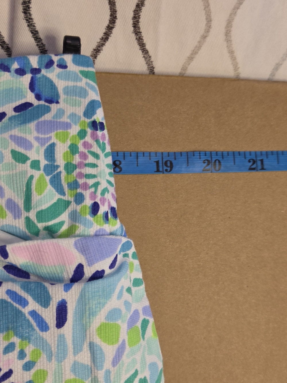 Lilly Pulitzer skort women Marigold Blue Ibiza Open Water 8 - Picture 3 of 5